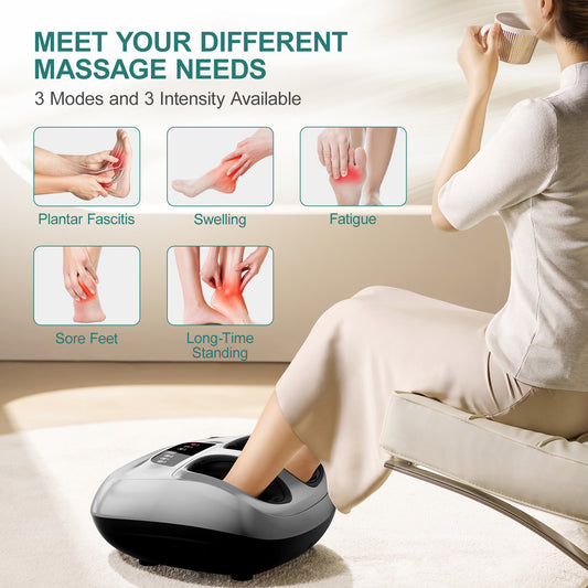 Multifunctional Foot Massager F01 - 15-minute Automatic Timer, Heating Massage, Relieves Fatigue, Cares For Health