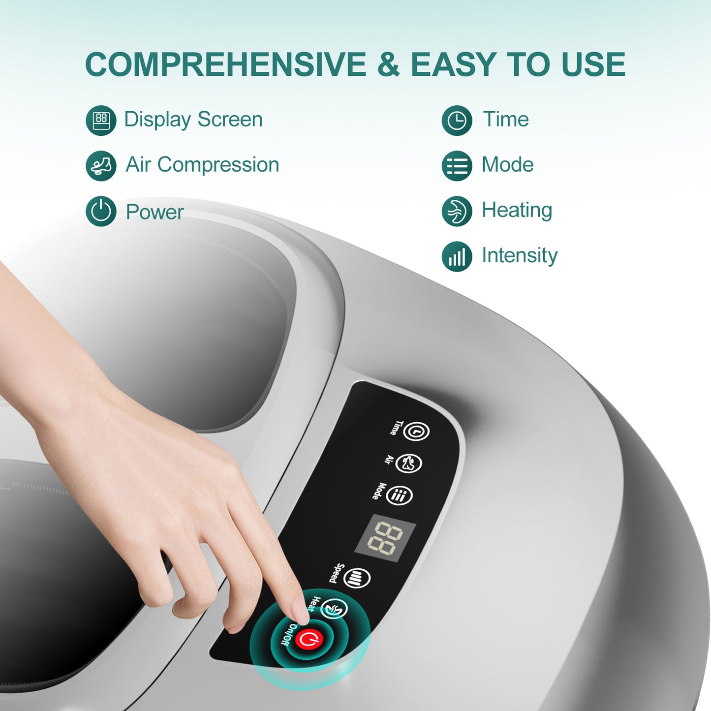 Multifunctional Foot Massager F01 - 15-minute Automatic Timer, Heating Massage, Relieves Fatigue, Cares For Health